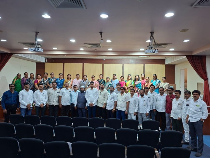 पुणे जिल्ह्यातील सर्व सरपंचांची आढावा बैठक यशस्वीरीत्या पार