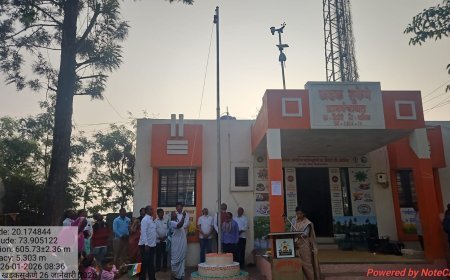 ग्रामपंचायत खडक सुकेणे येथे विधवा व एकल महिलांच्या हस्ते ध्वजारोहण — समाजात सन्मानाची नवी परंपरा